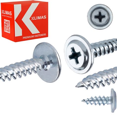 Wkręty podkładkowe do drewna 4,2x 13 mm 1000 szt. Klimas WPC ...