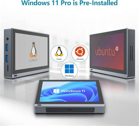 Buy HIGOLEPC Mini PC Windows 11 Pro, 8GB RAM 128GB EMMC Intel Celeron ...