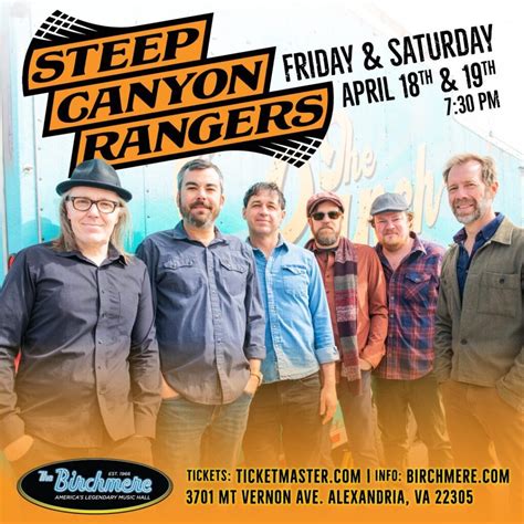 Steep Canyon Rangers, The Lincoln Center - Fort Collins, 31 January ...