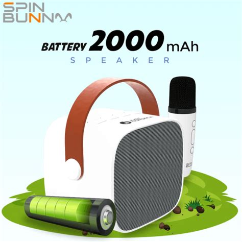 Just Corseca Spin Bunny Karaoke - Mini Bluetooth Speaker and Microphone ...
