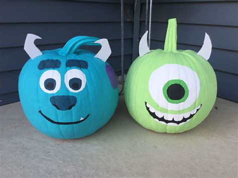 Monsters Inc Mike Wazowski Pumpkin