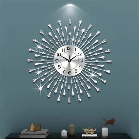 Amazon.com: FLEBLE Modern Large Wall Clocks for Living Room Decor Big ...