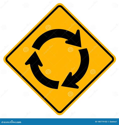 Image result for Box Roundabout Sign