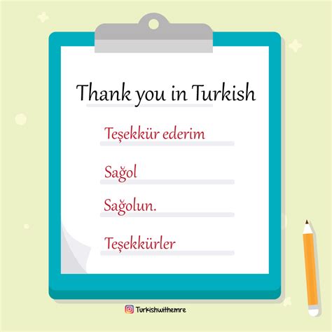 How to Say Thank You in Turkish Phonetically