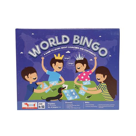 Geography Bingo Game for Kids: Fun World Exploration & Learning - Shop ...