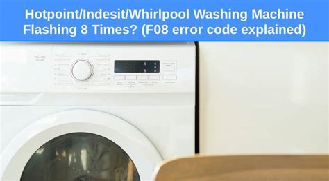 Hitachi Washing Machine F8 Error Code 的图像结果