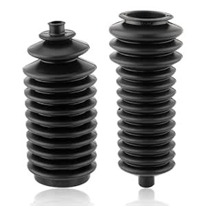 Carbbia A Pair of Steering Rack Boots 5412012 5412013 Black Compatible ...