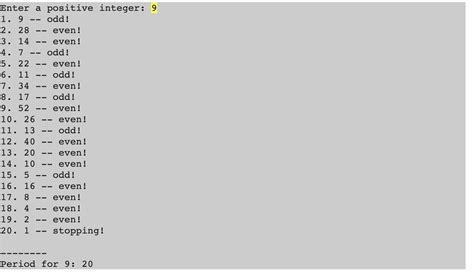 Collatz Conjecture Python 的图像结果
