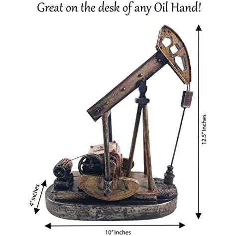 Buy Urbalabs Oil Derricks Vintage Office Desk Statues Nodding Donkey ...