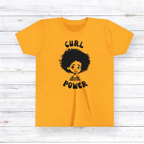 Curly Hair T Shirt Curl Power Tee Shirt Curly Hair Pride - Etsy
