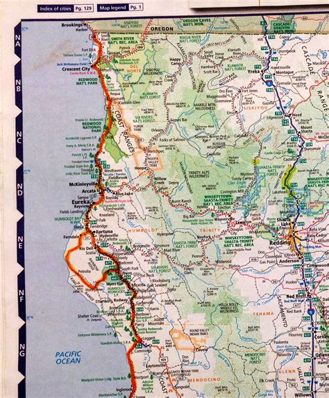 Map of the North Coast, California by Jets Like Taxis | Jets Like Taxis