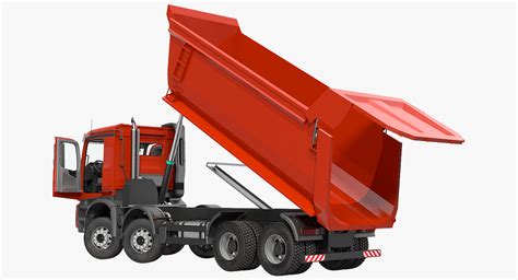 3D model Heavy Utility Dump Truck 8X8 Rigged | 3D Molier International