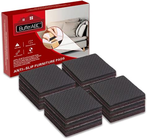 NON SLIP FURNITURE PADS X-PROTECTOR – FLOOR PROTECTOR - 12 pcs 75mm ...