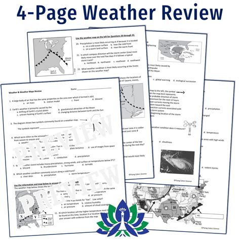 Image result for Weather Worksheets