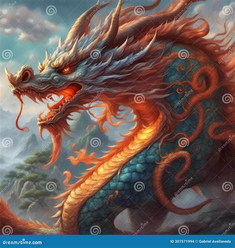 Dragons In China, Also Known As "loong," Are Far More Than Just Mythical Creatures Stock Photo ...