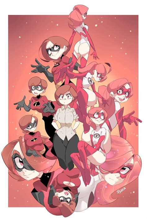 Elastigirl | The Incredibles | Character art, Anime, Disney art