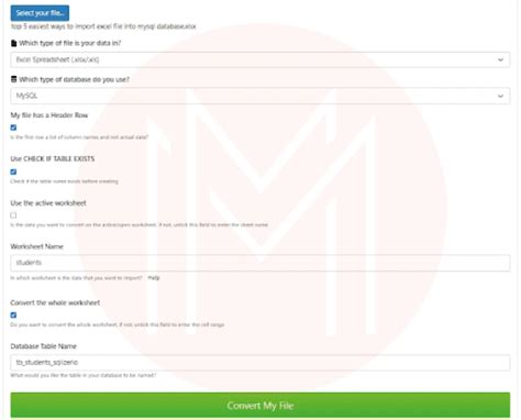 Image result for How to Import Excel File to MySQL without Blocking
