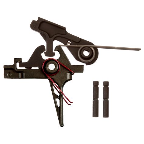 Schmid Inside AR-15 2 Stage Flat Trigger, DLC Coating, Elite, Full Fire Control Group - Includes ...