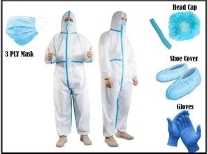 Sahajanand PPE Safety Kit for Full Body Protection-Non-Suffocating ...