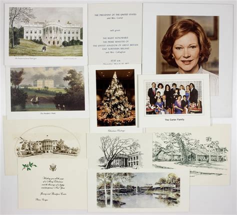Lot - JIMMY CARTER PRESIDENTIAL CHRISTMAS CARDS