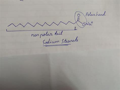 Give example of a soap. Mention of its nonpolar and polar parts. CLaSS ...