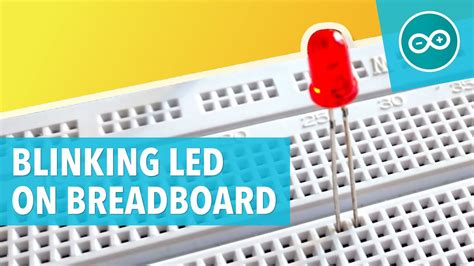 Image result for Arduino Blinking LED On Breadboard Example