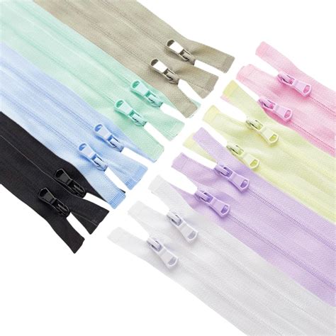 Amazon.com: Wonesifee 16pcs #3Nylon Coil Separating Zipper 24nch Sports Reverse Invisible ...