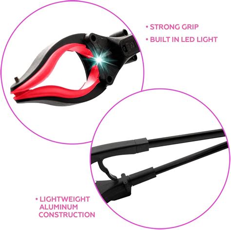 Luxet Grabber Reacher Tool 19 Aluminum Magnetic Claw with India | Ubuy