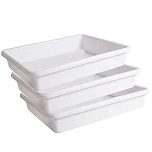 Wonder Homeware Prime Exel Large Plastic Tray for Home/Kitchen/Office ...
