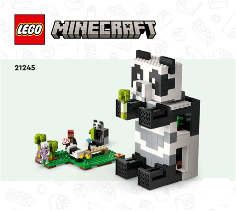 Image result for LEGO Minecraft Panda How to Build