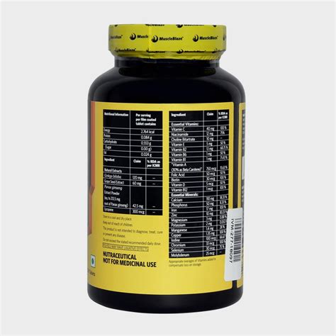 MuscleBlaze MB-Vite Multivitamin 60 Tab buy Online at Best Price in ...