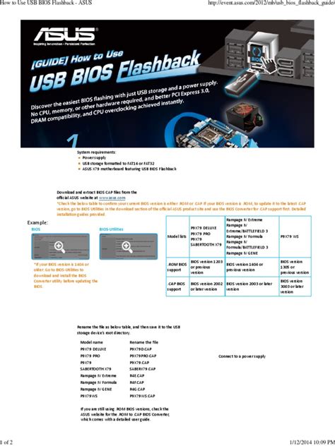 Image result for How to Use USB BIOS Flashback