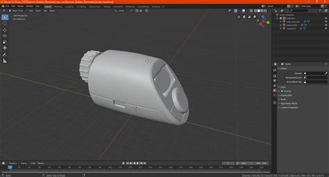 3D model Electronic Radiator Thermostat | 3D Molier International