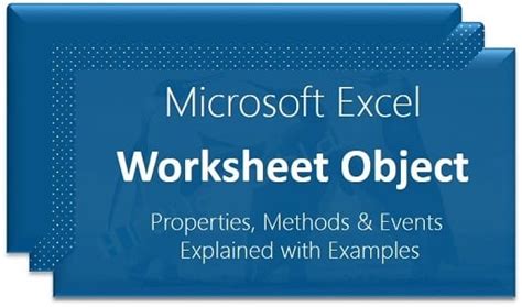 Image result for Excel VBA Worksheet