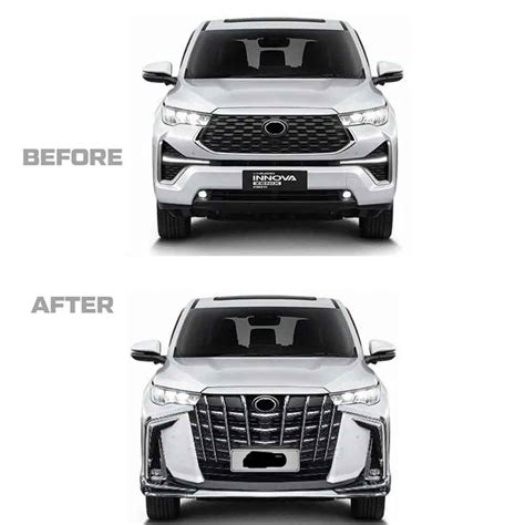 Front,Rear Alphard Bumper Body Kit for Toyota Innova 2023 – Car Shala