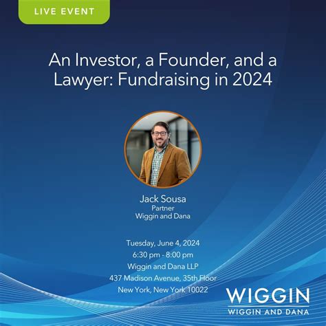 Wiggin and Dana LLP on LinkedIn: An Investor, a Founder, and a Lawyer ...