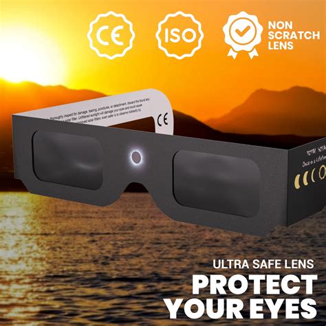 Solar Eclipse Glasses ISO & CE Certified - | Grelly USA
