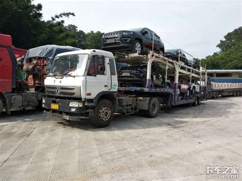 超长轿运车被弃置 广州路上都是合规车_卡车之家