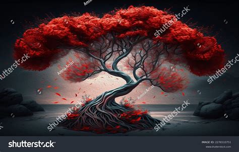 Image result for Tutorial Painting Red Tree