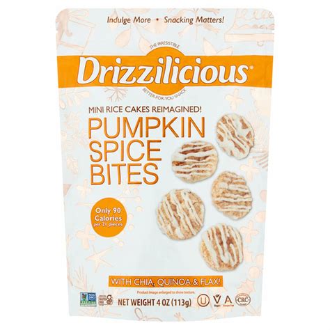 Drizzilicious Pumpkin Spice Bites Mini Rice Cakes (4 oz) Delivery or ...