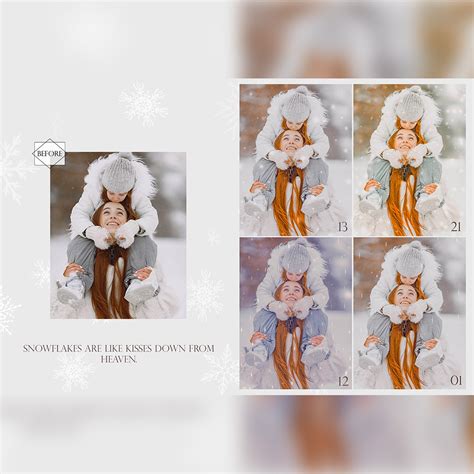24 Snowfall Photoshop Actions, Winter ACR Preset, Snow Overlay Ps ...