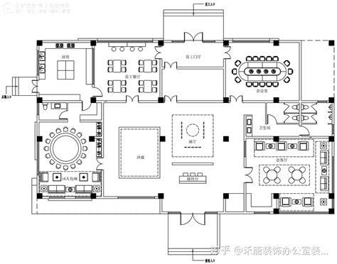 六层办公室平面布置图-公共建筑-图纸交易网