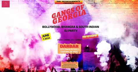 Gangs of Georgia, Darbar, Clarkston, 7 June to 8 June | AllEvents
