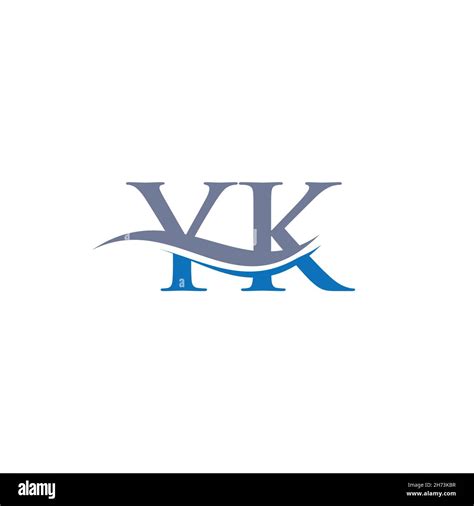 Initial linked letter YK logo design. Modern letter YK logo design ...
