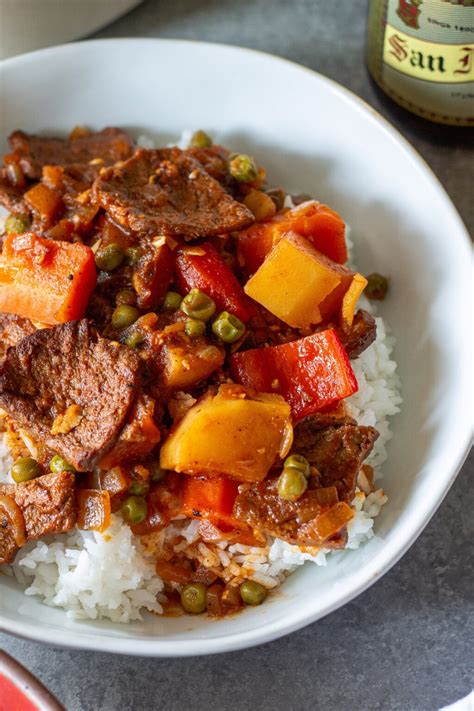 Vegan Mechado (Filipino Beef Stew) - Eat Figs, Not Pigs