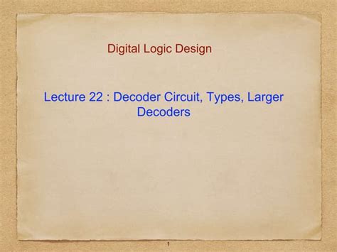 Image result for Decoder Types and Working PDF