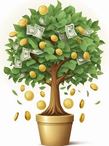 Money tree business investment concept vector illustration | Premium AI ...