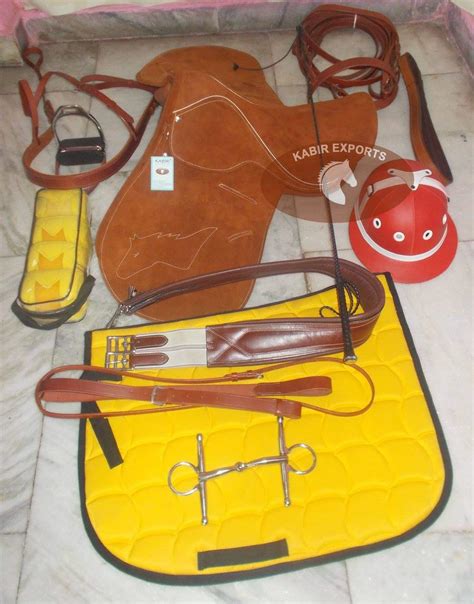 Buy Pure Leather Horse Polo Saddle Set Online at Low Prices in India ...