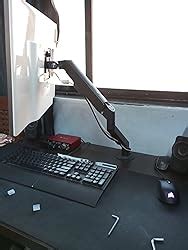 HEYMIX Single Monitor Arm, Ergonomic Monitor Stand VESA Mount, Computer ...