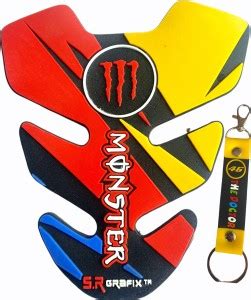 SAFETY ZONE TANK PAID MONSTER FIT FOR ALL BIKES Bike Tank Pad Price in ...